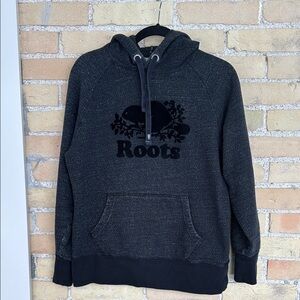 Roots Black Hoodie for Men